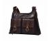Women Genuine Buffalo Leather Handbag Ladies Tote 11 Inches Hunter Bag